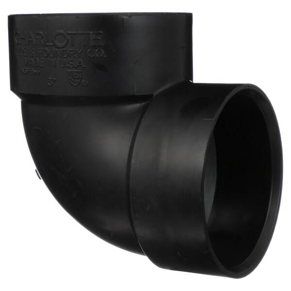 Charlotte Pipe And Foundry 3 in. ABS DWV 90 deg Elbow 42277 - main